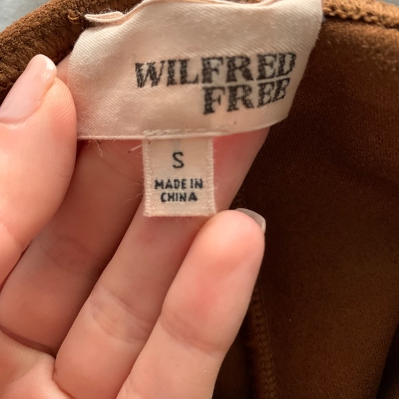 Wilfred Free Brown Suede Leggings - Picture 2 of 2